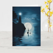 Vielen Dank für die Mama Mutter mit Sailboat und D Karte (Gelbe Blume)