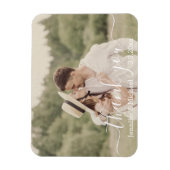 Vielen Dank für die moderne Handschrift Land Hochz Magnet (Vertikal)