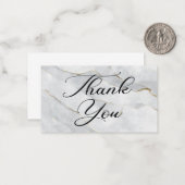 Vielen Dank für die moderne kalligraphische Hochze Mitteilungskarte (Vorderseite/Rückseite Beispiel)