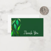 Vielen Dank für die moderne Wasserfarbenkunst Mitteilungskarte (Vorderseite/Rückseite Beispiel)