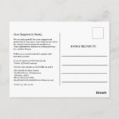 Vielen Dank für die patriotische politische Kampag Postkarte (Rückseite)