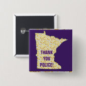 VIELEN DANK FÜR DIE POLIZEI! BUTTON (Vorne & Hinten)