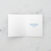 Vielen Dank für die Polizei Theme Card Dankeskarte (Innenseite)