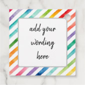 Vielen Dank für die Poppin durch das offene Haus r Geschenkanhänger (Rückseite)