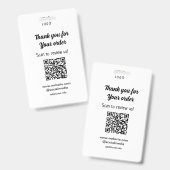 Vielen Dank für die Prüfung Ihrer Bestellung Überp Ausweis (Front & Back)