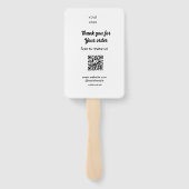 Vielen Dank für die Prüfung Ihrer Bestellung Überp Fächer (Rückseite)