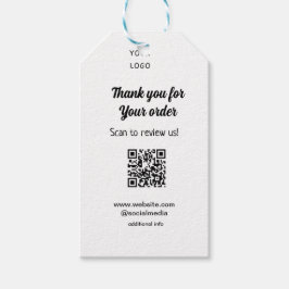 Vielen Dank für die Prüfung Ihrer Bestellung Überp Geschenkanhänger