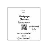 Vielen Dank für die Prüfung Ihrer Bestellung Überp Gummistempel (Prägung)