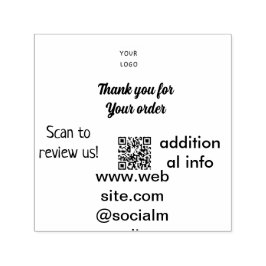 Vielen Dank für die Prüfung Ihrer Bestellung Überp Permastempel