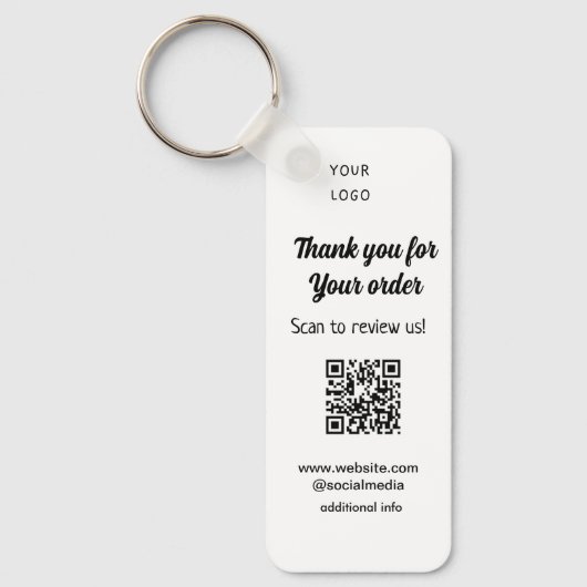 Vielen Dank für die Prüfung Ihrer Bestellung Überp Schlüsselanhänger (Vorderseite)