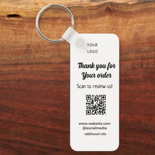 Vielen Dank für die Prüfung Ihrer Bestellung Überp Schlüsselanhänger (Vorderseite)