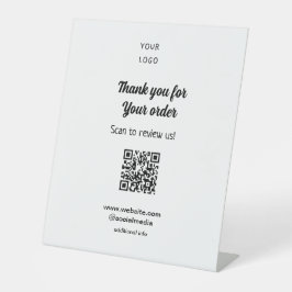 Vielen Dank für die Prüfung Ihrer Bestellung Überp Sockelschild