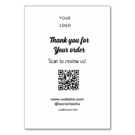 Vielen Dank für die Prüfung Ihrer Bestellung Überp Tischnummer