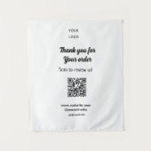 Vielen Dank für die Prüfung Ihrer Bestellung Überp Wandteppich (Vorderseite)