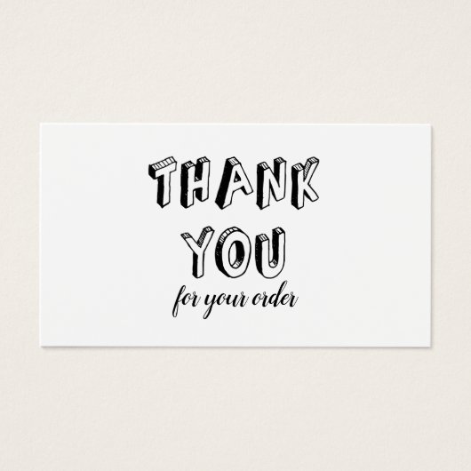 Vielen Dank für die Rabattkarte (Vorderseite)