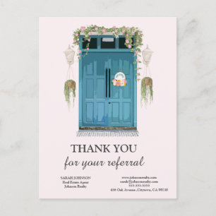 Vielen Dank für die Referenz Real Anwesen Postcard Postkarte