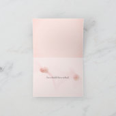 Vielen Dank für die Rose in der Hand Karte (Innenseite)