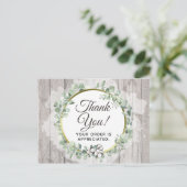 Vielen Dank für die rustikale Südliche Wasserfarbe Postkarte (Stehend Vorderseite)