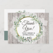 Vielen Dank für die rustikale Südliche Wasserfarbe Postkarte (Vorne/Hinten)