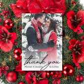 Vielen Dank für die schicke Kalligraphie Winter Fo Mitteilungskarte