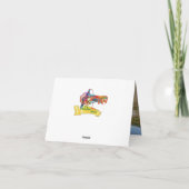 Vielen Dank für die Spenden von Spring Baby Shower Dankeskarte (Rückseite)