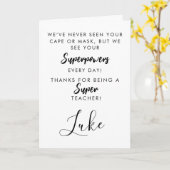 VIELEN DANK FÜR die super Lehrer editierbare Namen Karte (Gelbe Blume)