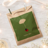 Vielen Dank für die Tasche, Ladybug-Flug Geschenktütchen (Ausgeschnitten)