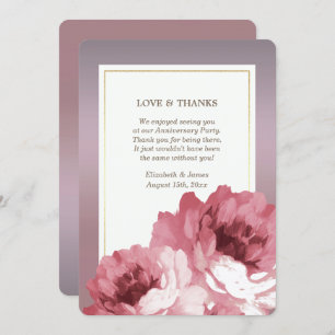 Vielen Dank für die Teilnahme an Party Cards zum J Einladung