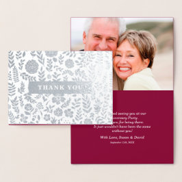 Vielen Dank für die Teilnahme an Party Cards zum J Folienkarte