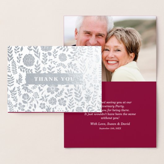 Vielen Dank für die Teilnahme an Party Cards zum J Folienkarte (Anzeige)