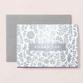 Vielen Dank für die Teilnahme an Party Cards zum J Folienkarte (Vorderseite mit Umschlag)