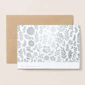 Vielen Dank für die Teilnahme an Party Cards zum J Folienkarte (Rückseite mit Umschlag)