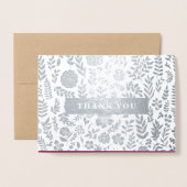 Vielen Dank für die Teilnahme an Party Cards zum J Folienkarte (Vorderseite mit Umschlag)