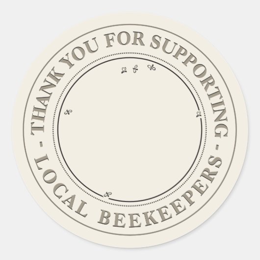 Vielen Dank für die Unterstützung der lokalen Imke Runder Aufkleber (Vorderseite)