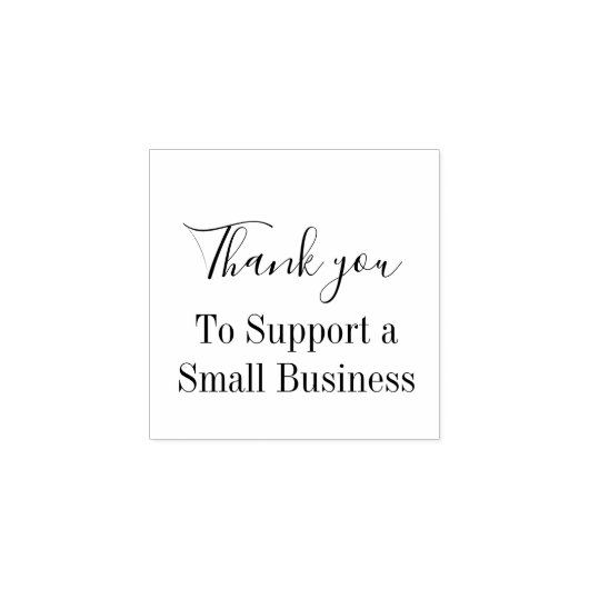 Vielen Dank für die Unterstützung eines kleinen Un Gummistempel (Prägung)