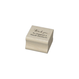 Vielen Dank für die Unterstützung eines kleinen Un Gummistempel