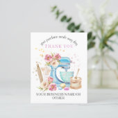 Vielen Dank für die Unterstützung meiner Karte für (Stehend Vorderseite)