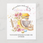 Vielen Dank für die Unterstützung meiner Karte für (Vorderseite)