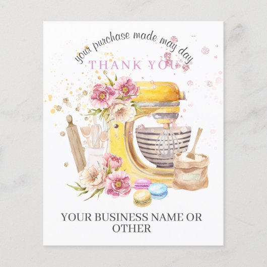 Vielen Dank für die Unterstützung meiner Karte für (Vorderseite)