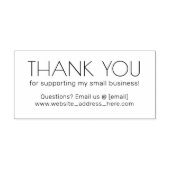 Vielen Dank für die Unterstützung meiner kleinen U Permastempel (Design)