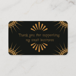 Vielen Dank für die Unterstützung meiner kleinen V Visitenkarte