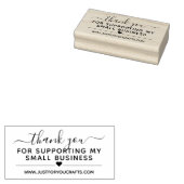 Vielen Dank für die Unterstützung meiner Website f Gummistempel (Stempel)