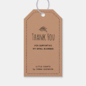 Vielen Dank für die Unterstützung meines kleinen U Geschenkanhänger (Vorderseite)