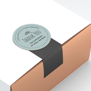 Vielen Dank für die Unterstützung meines kleinen U Runder Aufkleber