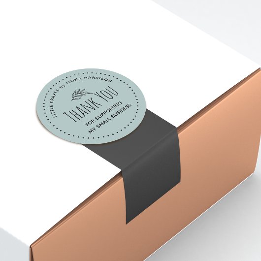 Vielen Dank für die Unterstützung meines kleinen U Runder Aufkleber