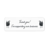 Vielen Dank für die Unterstützung unseres Eierkart (Vorne)