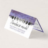 Vielen Dank für die Vollmond-Mondmondflugkarte (Vorderseite)