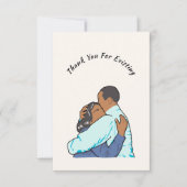 Vielen Dank für die vorhandene Grußkarte für die L Dankeskarte (Vorderseite)