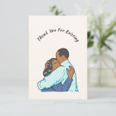 Vielen Dank für die vorhandene Grußkarte für die L Dankeskarte (Stehend Vorderseite)