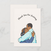 Vielen Dank für die vorhandene Grußkarte für die L Dankeskarte (Vorne/Hinten)